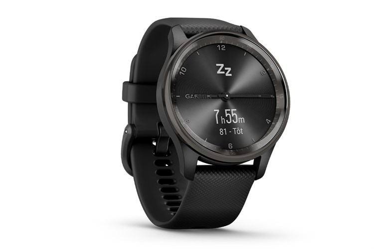 Garmin Vivomove Trend 40.4mm dây silicone Màu Đen