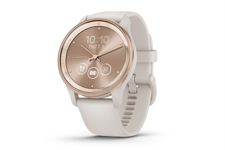 Garmin Vivomove Trend 40.4mm dây silicone Màu Trắng