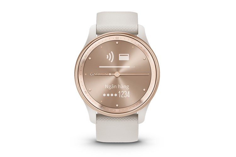 Garmin Vivomove Trend 40.4mm dây silicone Màu Trắng