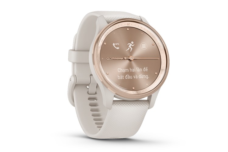 Garmin Vivomove Trend 40.4mm dây silicone Màu Trắng