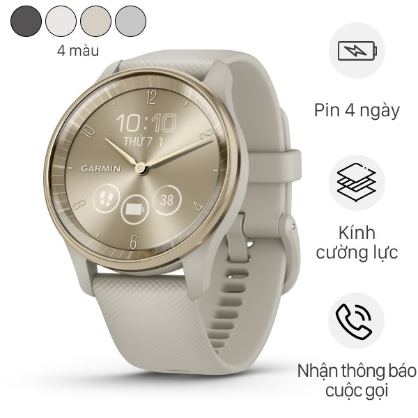 Garmin Vivomove Trend 40.4mm dây silicone