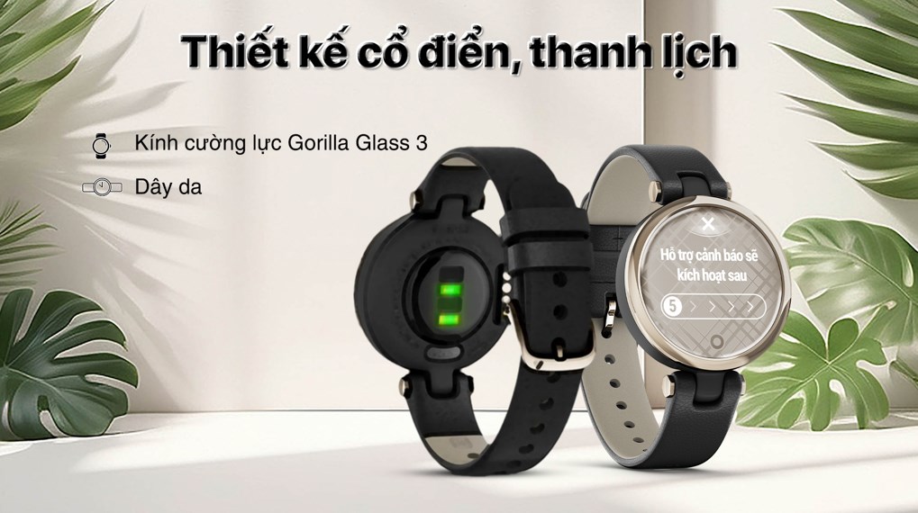 Garmin Lily Classic 34.5mm dây da