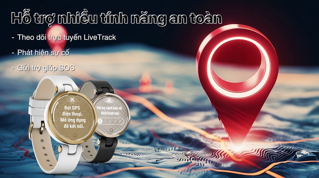 Garmin Lily Classic 34.5mm dây da