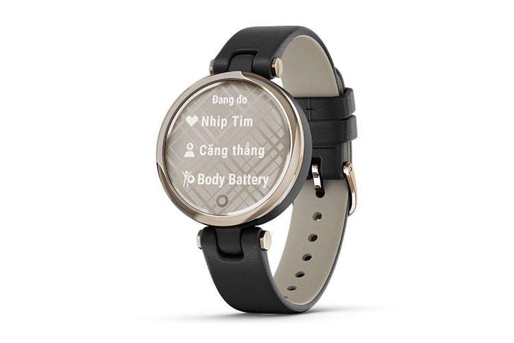 Garmin Lily Classic 34.5mm dây da Màu Đen