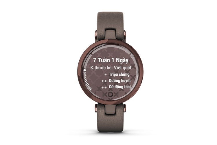 Garmin Lily Classic 34.5mm dây da Màu Nâu