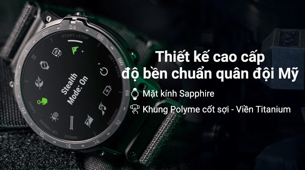 Garmin Tactix 7 51mm dây Nylon