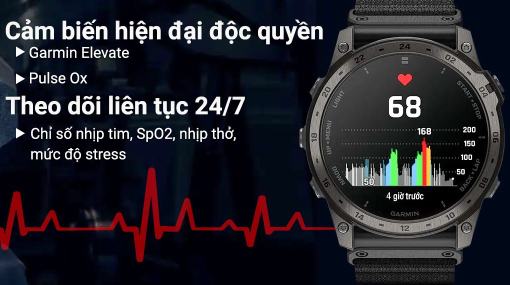 Garmin Tactix 7 51mm dây Nylon