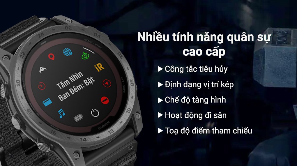 Garmin Tactix 7 51mm dây Nylon