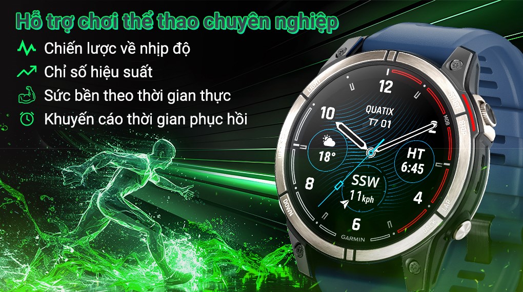 Garmin Quatix 7 Pro 47mm dây silicone