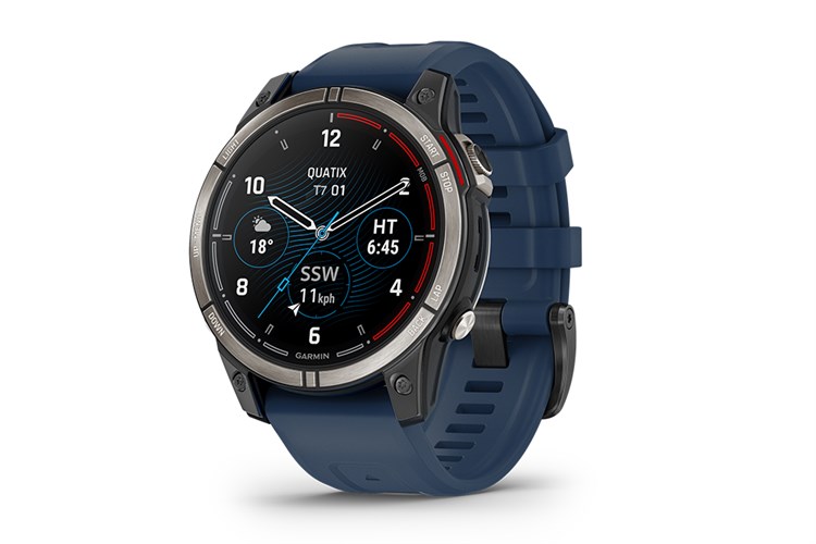 Garmin Quatix 7 Pro 47mm dây silicone Màu Xanh đen