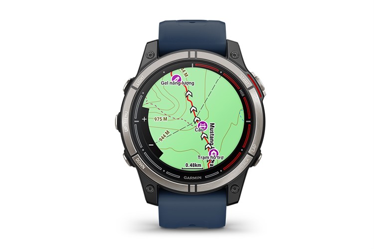 Garmin Quatix 7 Pro 47mm dây silicone Màu Xanh đen