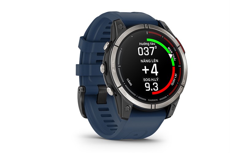 Garmin Quatix 7 Pro 47mm dây silicone Màu Xanh đen