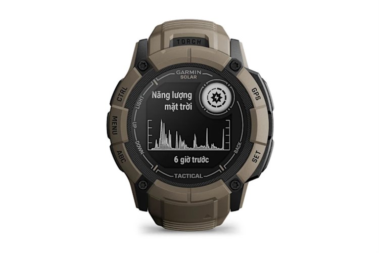Garmin Instinct 2X Solar 50mm dây silicone Màu Nâu