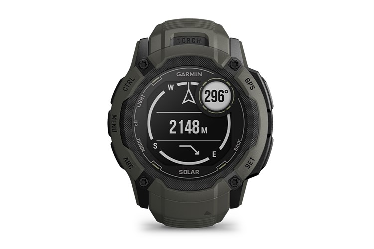 Garmin Instinct 2X Solar 50mm dây silicone Màu Xanh rêu