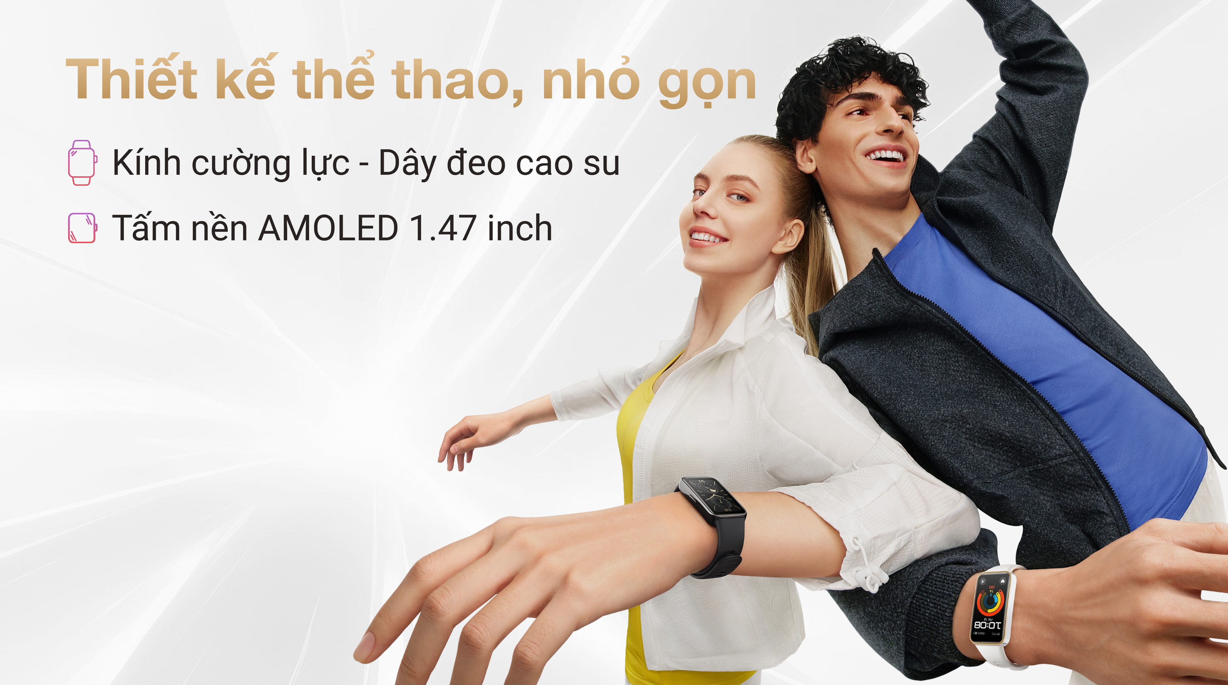 Vòng đeo tay thông minh Huawei Band 9 - Thiết kế 