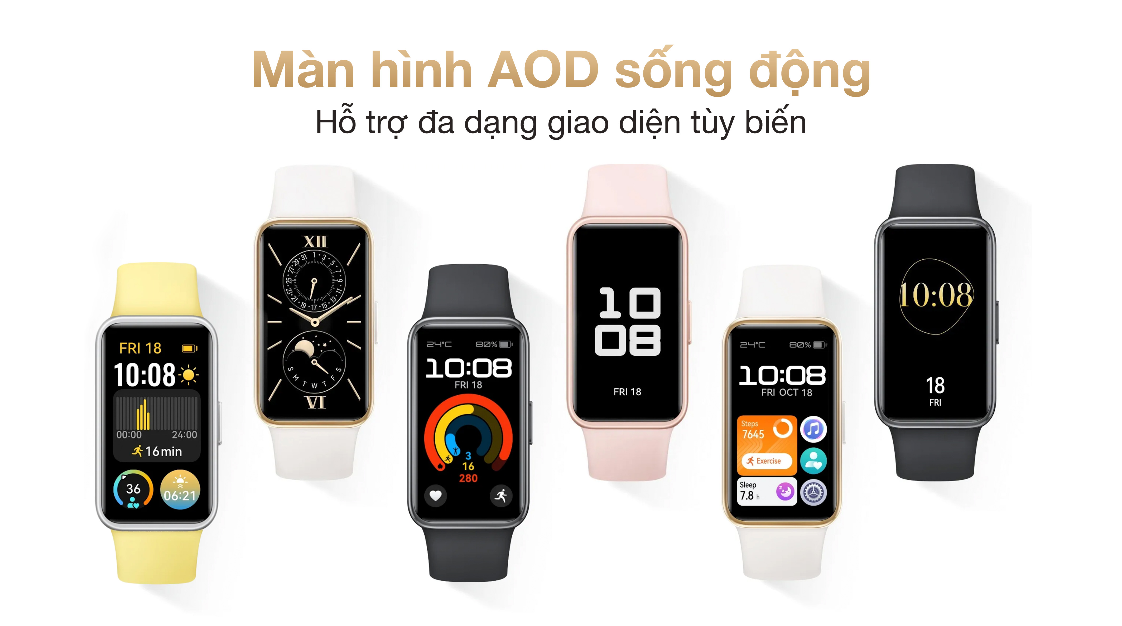 Vòng đeo tay thông minh Huawei Band 9 - Màn hình Always On Display 