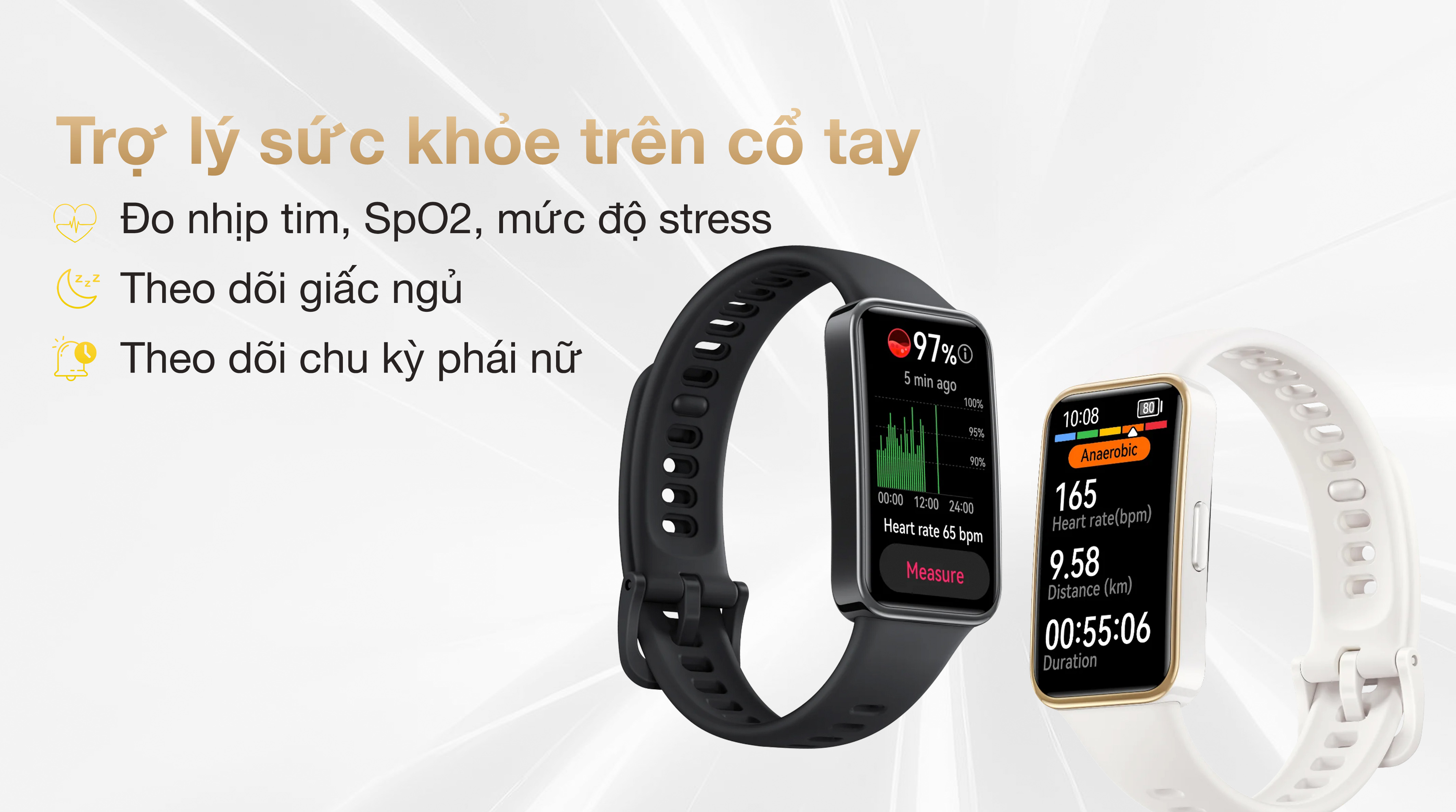 Vòng đeo tay thông minh Huawei Band 9 - Sức khỏe 