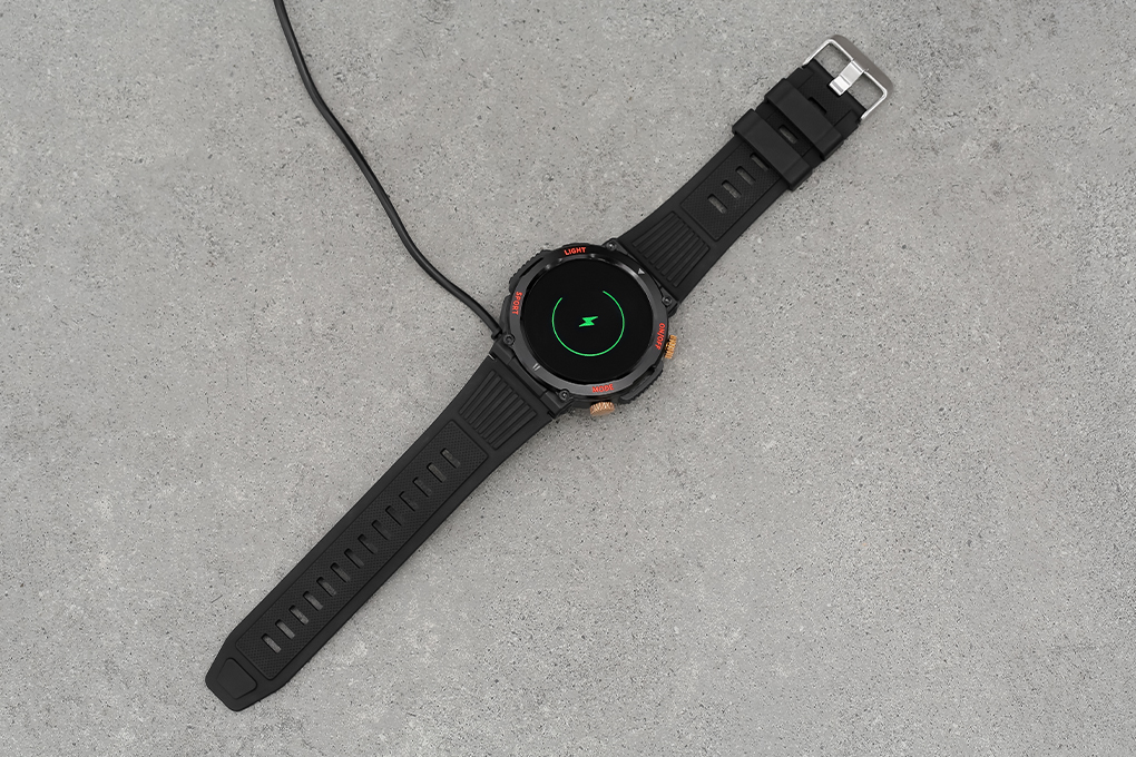 BeFit Hunter2 47.8mm dây silicone Màu Đen
