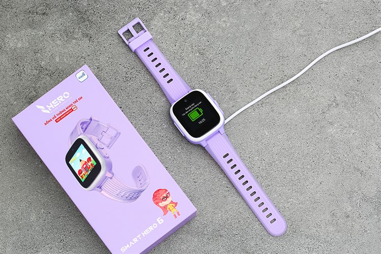 Đồng hồ định vị trẻ em Masstel Smart Hero 6 Màu Tím