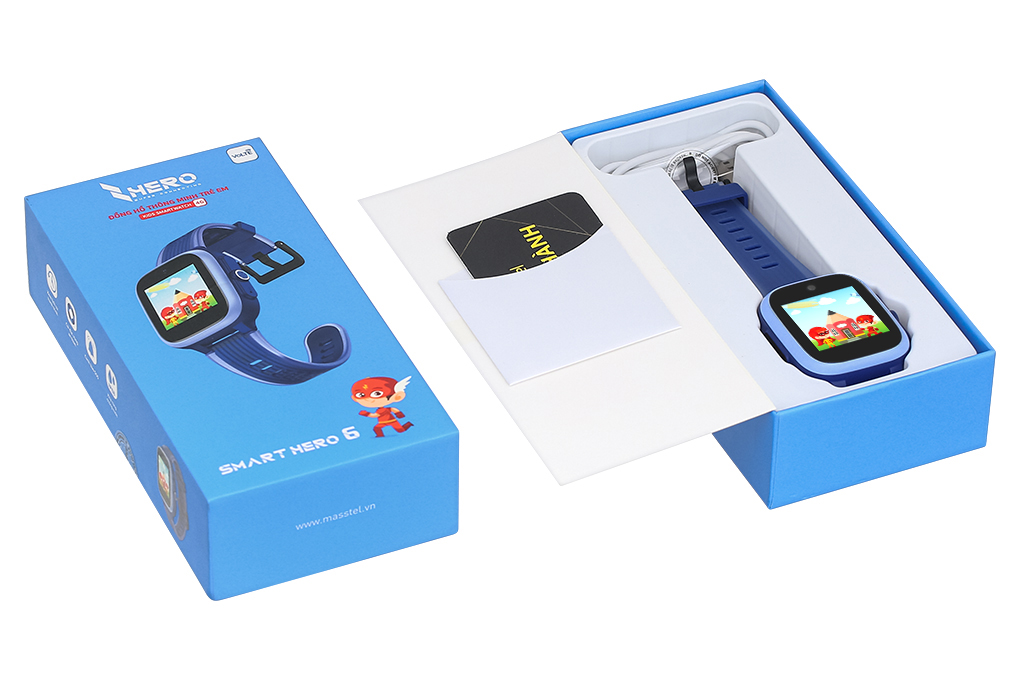 Đồng hồ định vị trẻ em Masstel Smart Hero 6 Màu Xanh Dương
