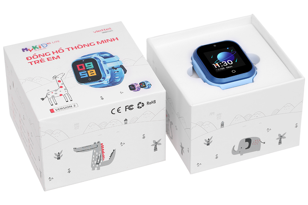 Đồng hồ định vị trẻ em MyKid 4G V2 Màu Xanh Dương