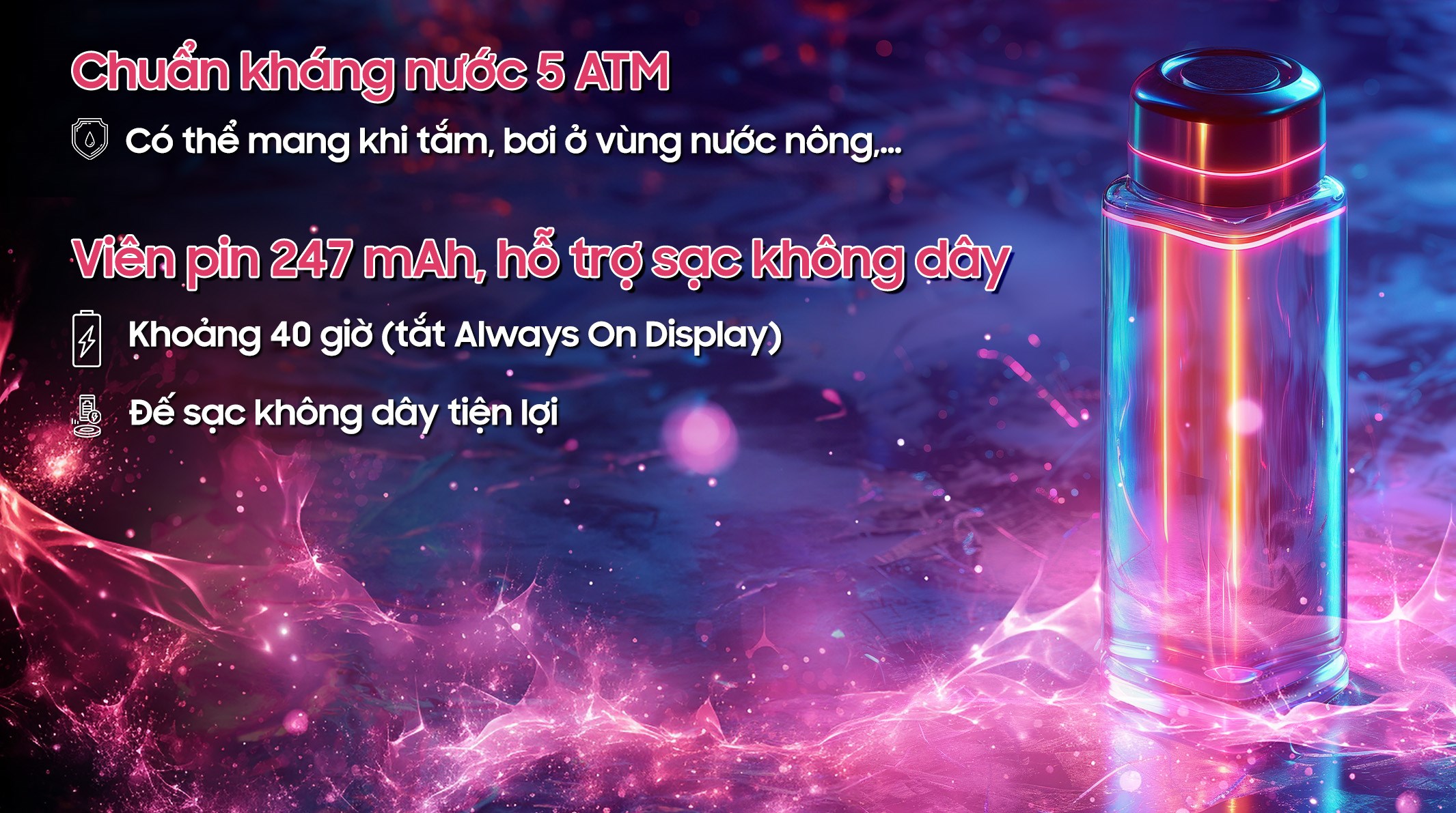 Đồng hồ thông minh Samsung Galaxy Watch FE 40mm