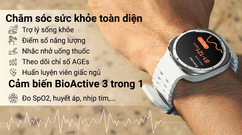 Samsung Galaxy Watch Ultra LTE 47mm dây silicone