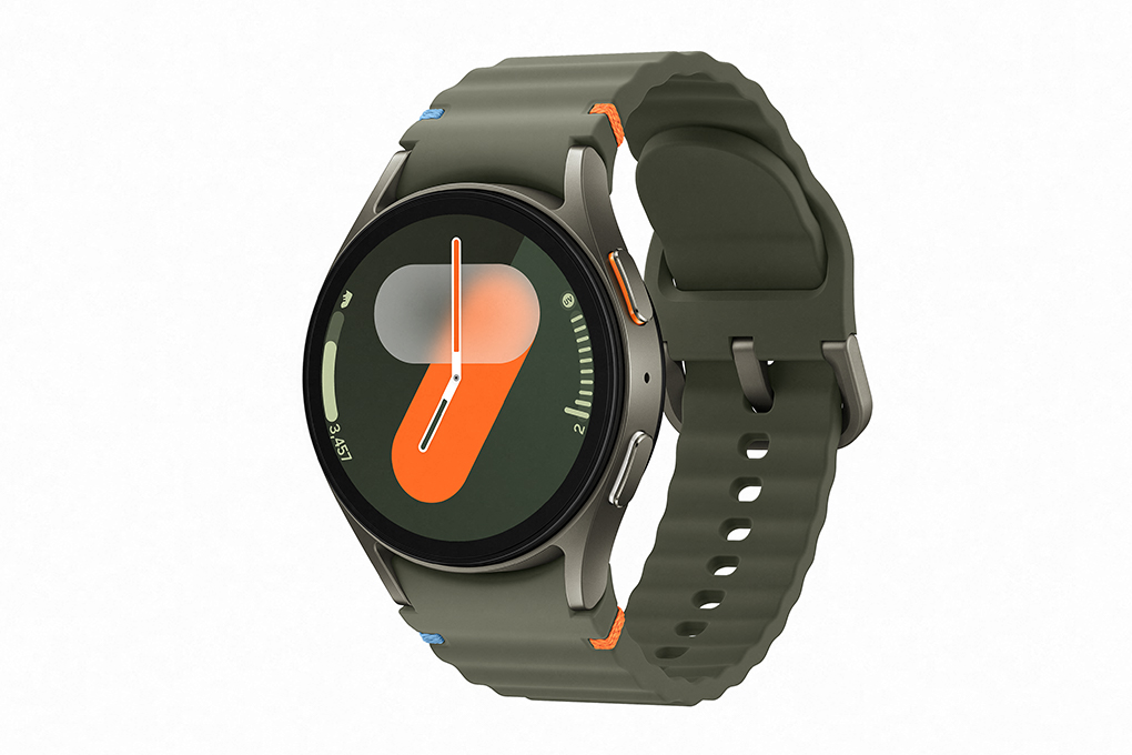 Samsung Galaxy Watch7 LTE 44mm dây silicone Màu Xanh rêu