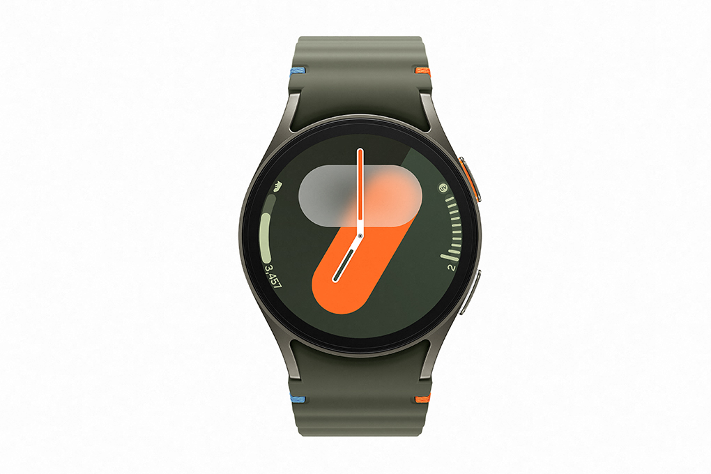 Samsung Galaxy Watch7 LTE 44mm dây silicone Màu Xanh rêu