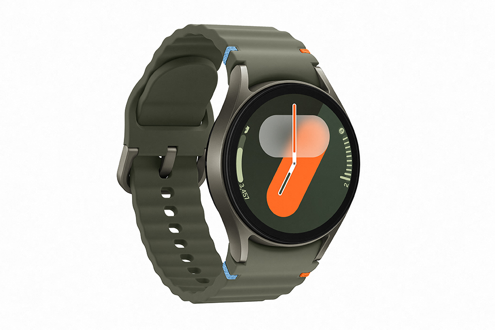 Samsung Galaxy Watch7 LTE 44mm dây silicone Màu Xanh rêu