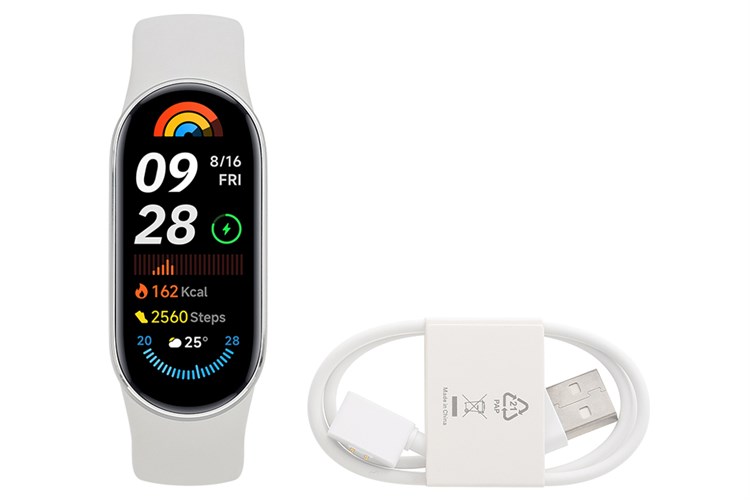 Vòng đeo tay thông minh Mi Band 9 Màu Bạc