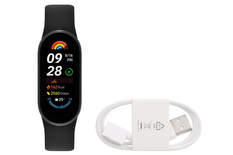 Vòng đeo tay thông minh Mi Band 9 Màu Đen