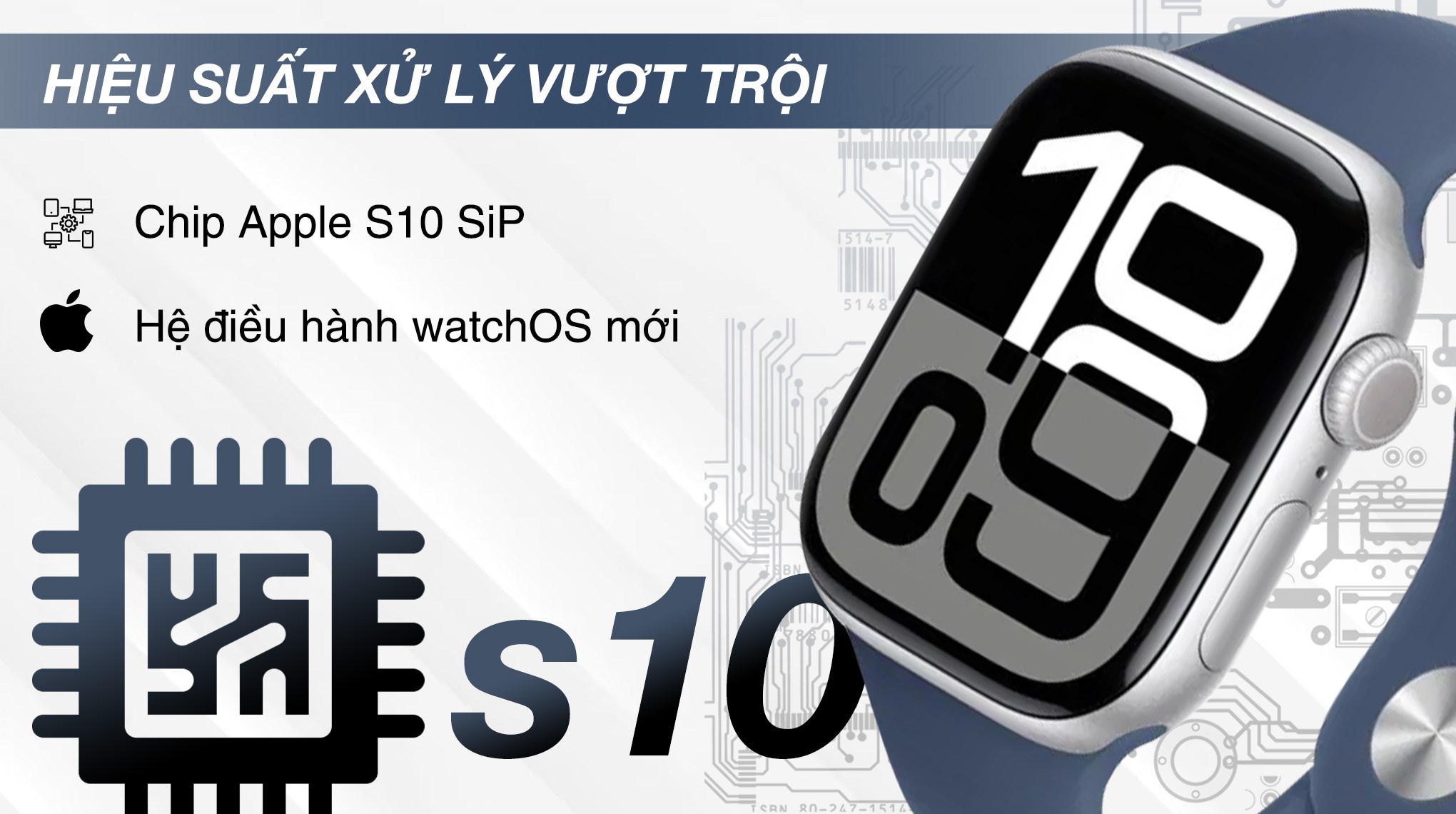 Apple Watch Series 10 GPS + Cellular 46mm viền nhôm dây thể thao