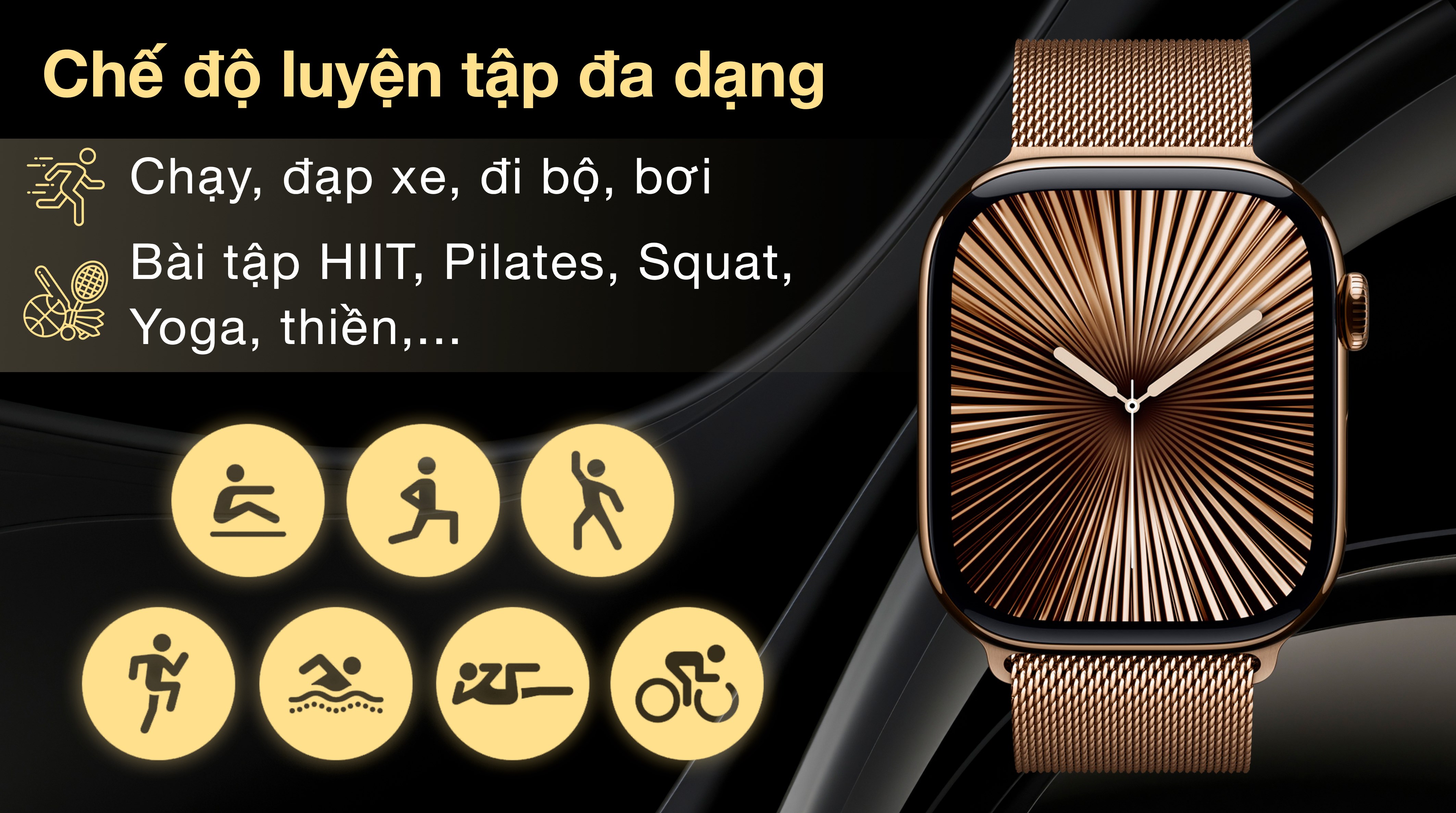 Apple Watch Series 10 GPS + Cellular 46mm viền Titanium dây Milan