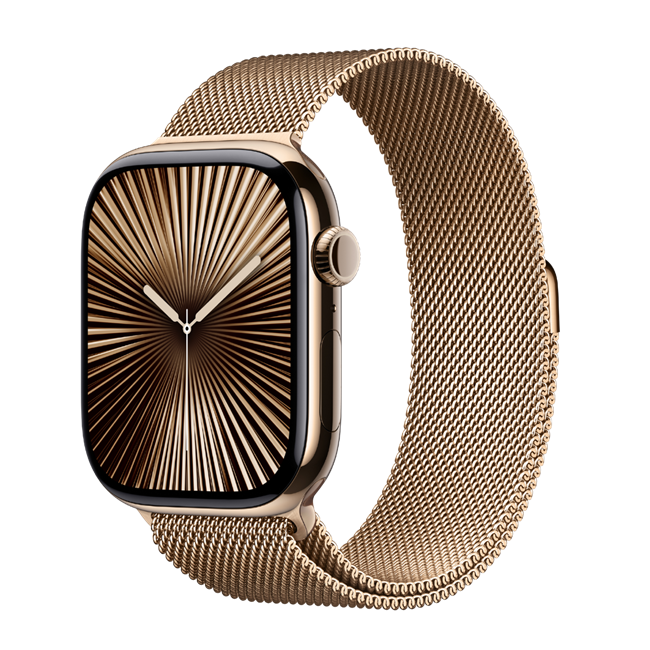 Apple Watch Series 10 GPS + Cellular 46mm viền Titanium dây Milan