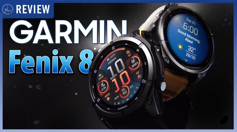 Đồng hồ thông minh Garmin Fenix 8 47mm viền thép