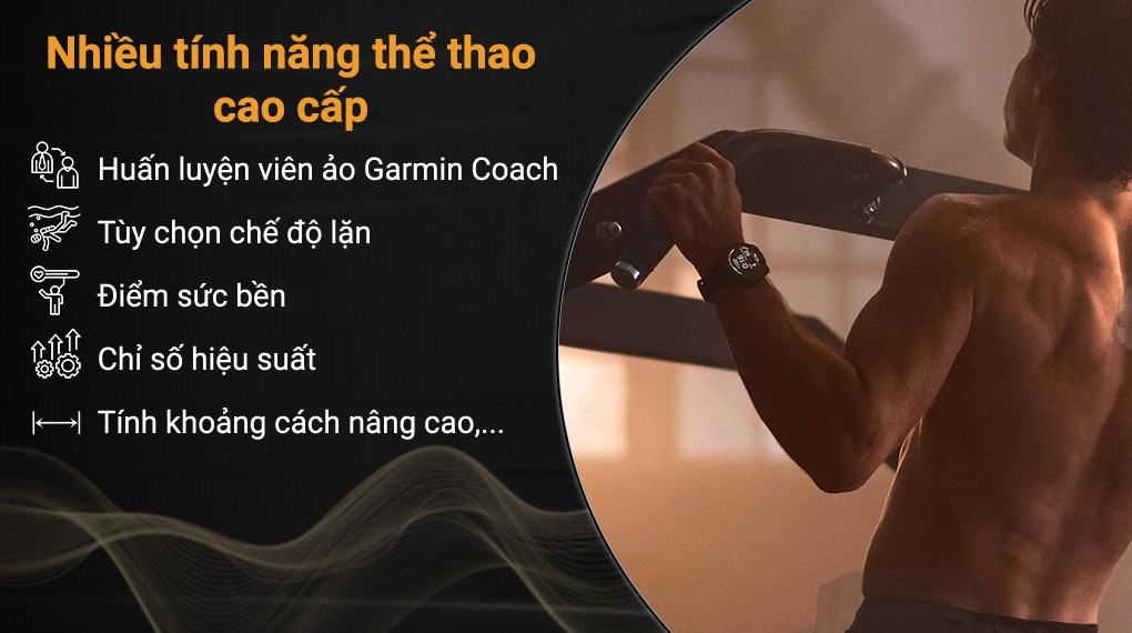 Garmin Fenix 8 Sapphire 43mm viền Titanium dây silicone