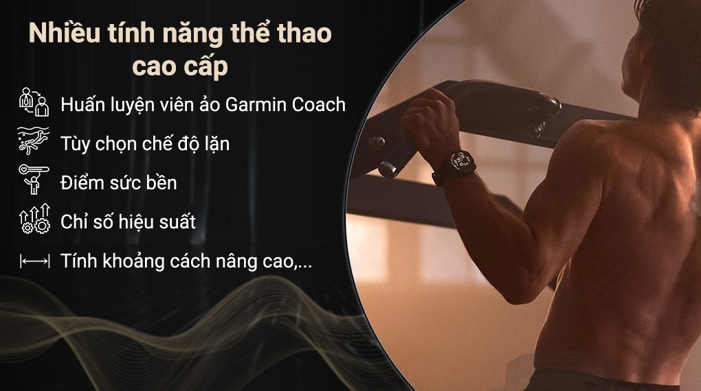 Garmin Fenix 8 Sapphire 43mm viền Titanium dây silicone