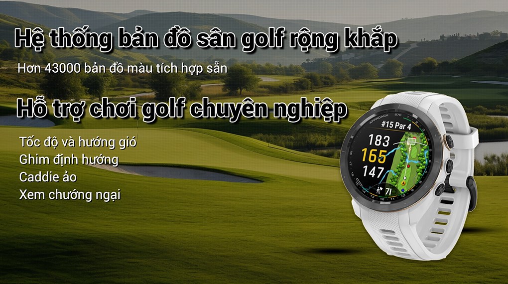 Garmin Golf Approach S70 42mm dây silicone