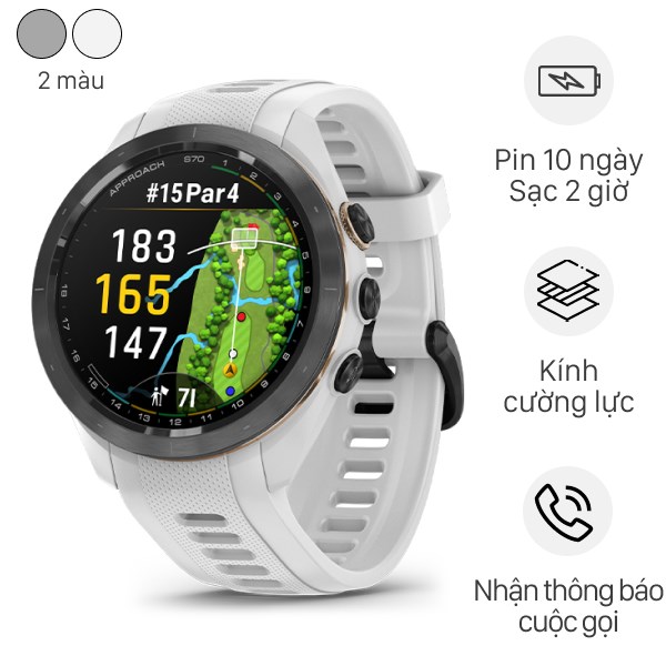 Đồng Hồ Thông Minh Garmin Golf Approach S70 42Mm