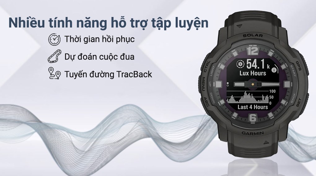 Garmin Instinct Crossover Solar 45mm dây silicone