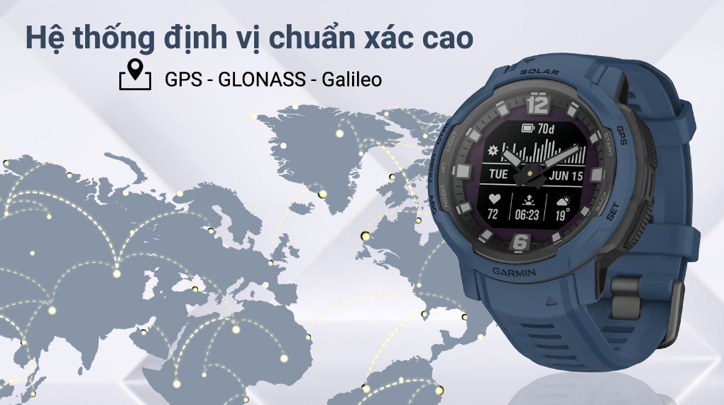 Garmin Instinct Crossover Solar 45mm dây silicone