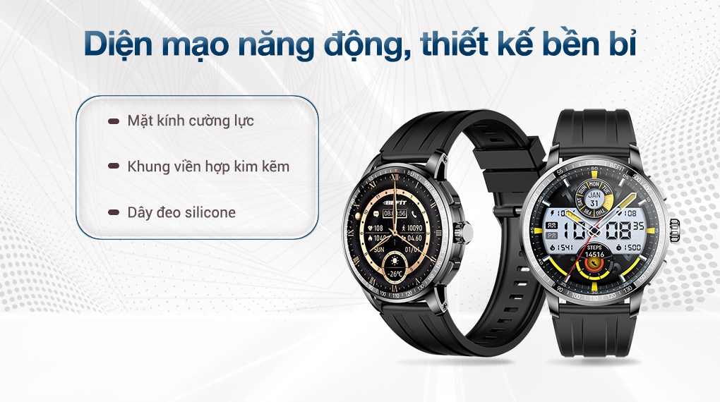 BeFit Sporty 3 46.4mm dây silicone