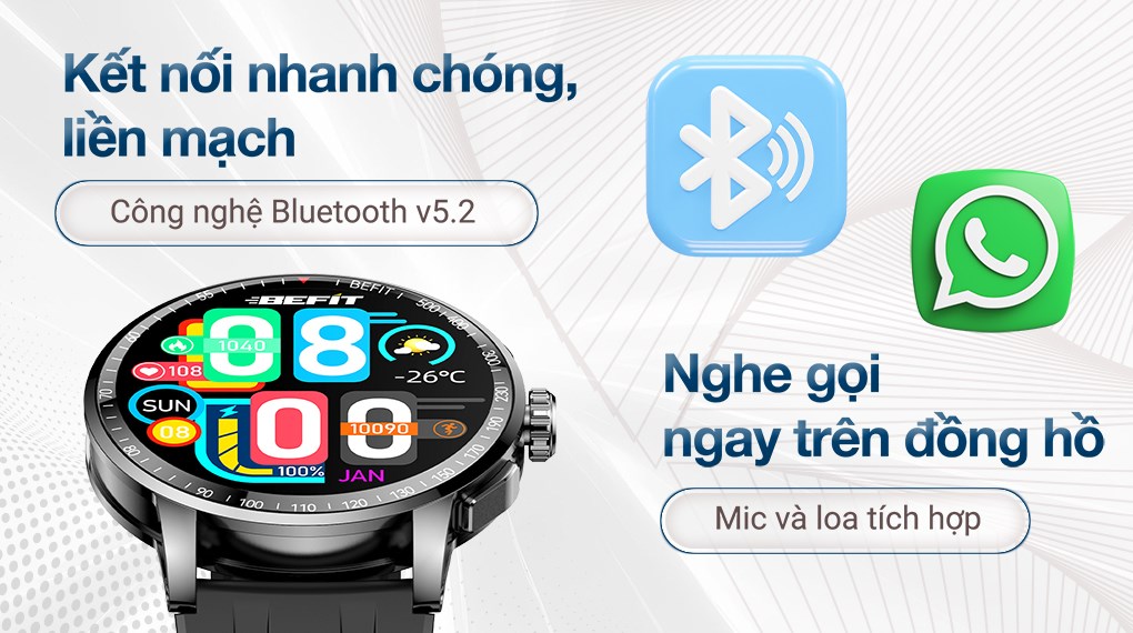 BeFit Sporty 3 46.4mm dây silicone