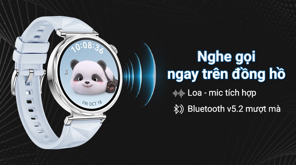 Huawei Watch GT 5 41mm viền thép dây cao su