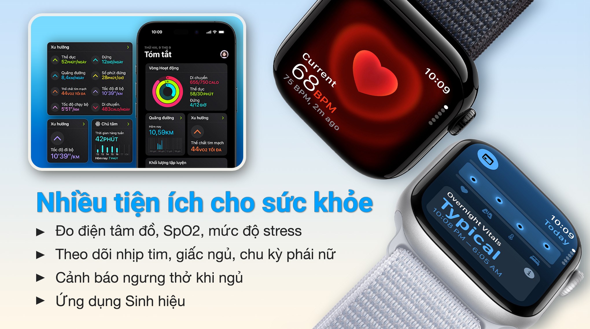 Apple Watch Series 10 GPS 46mm viền nhôm dây vải
