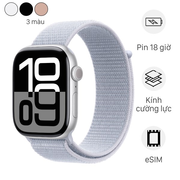 Apple Watch Series 10 GPS   Cellular 46mm viền nhôm dây vải