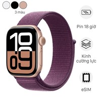Apple Watch Series 10 GPS + Cellular 42mm viền nhôm dây vải