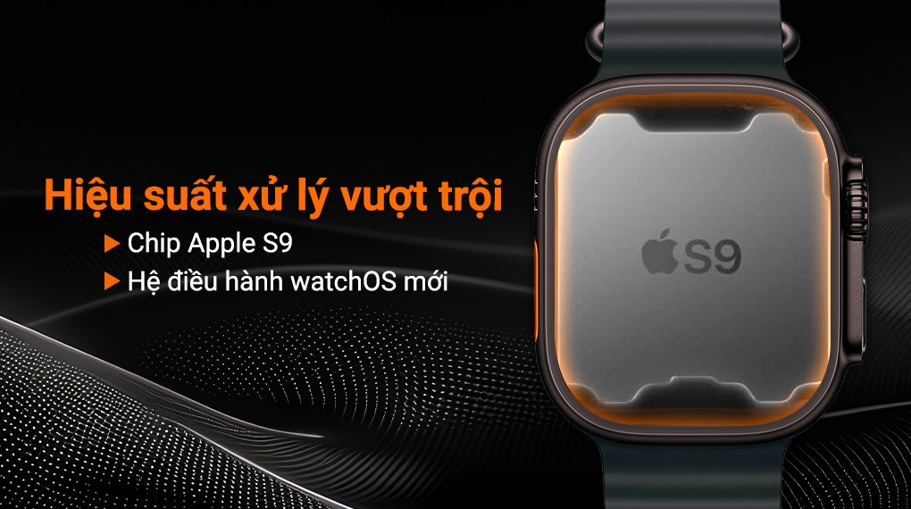 Apple Watch Ultra 2 GPS + Cellular 49mm viền Titanium đen dây Ocean