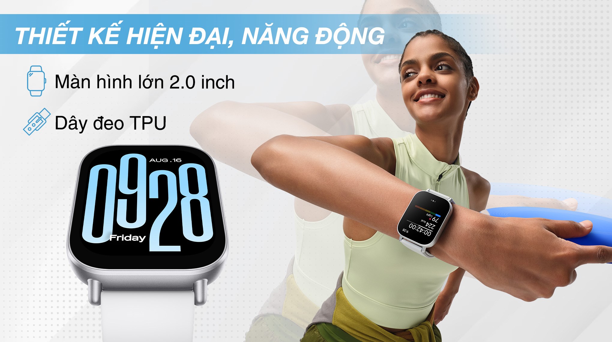 Xiaomi Redmi Watch 5 Active 49.1mm dây TPU